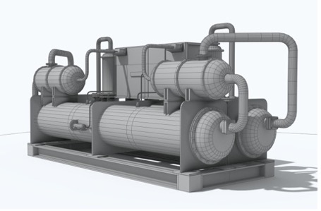 Chemical water treatment for Chiller